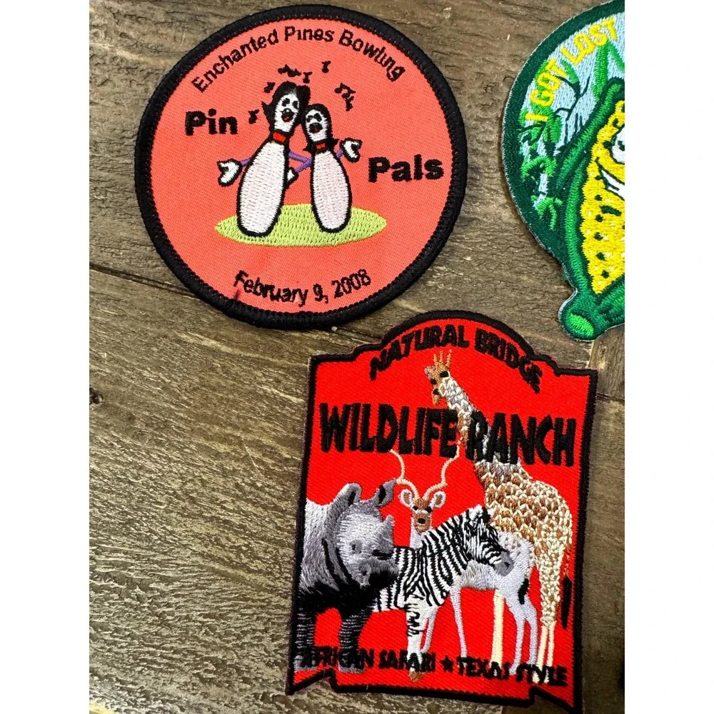 Vintage Girl Scout Camp Adventure Fun Patch Lot Enchanted Pines Wildlife 5